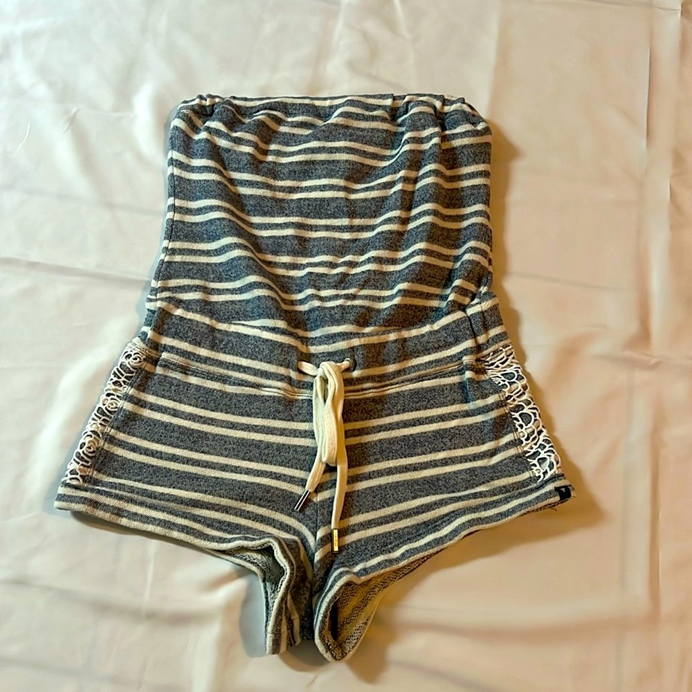 Guess Small Strapless Short Jumpsuit